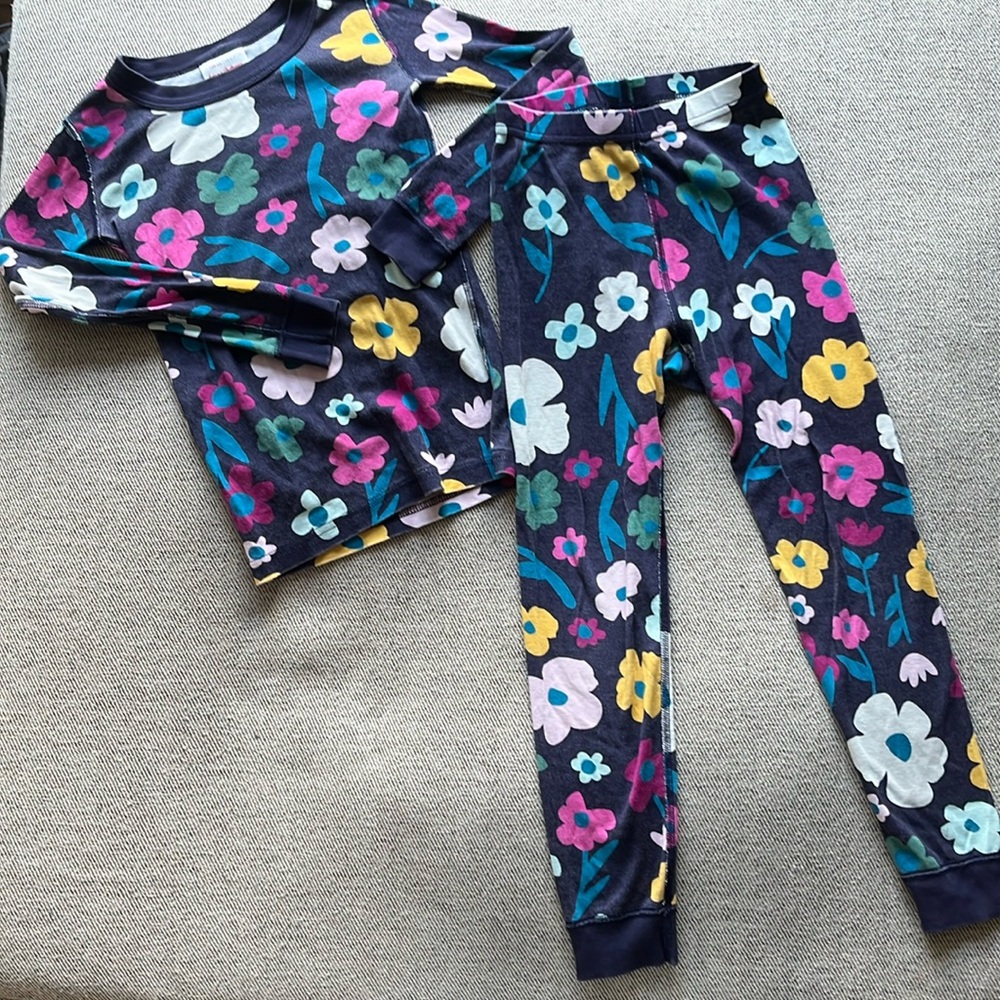 Hanna Andersson Floral Pajama Set